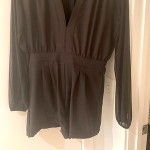 Motel Rocks formal black romper